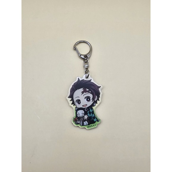Gyugyutto Acrylic Keychain Demon Slayer: Kimetsu no Yaiba Tanjiro Kamado‎ - Picture 1 of 4